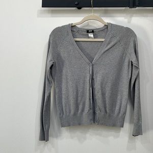H&M grey cardigan
